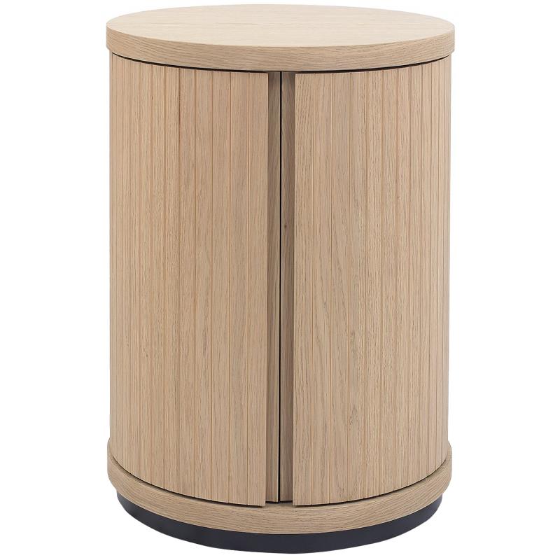 Montreux Light Oak Round Lamp Table